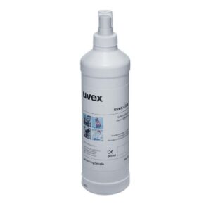 uvex Brillen Reinigungsspray 500 ml, für alle Sichtscheiben, Brillenreinigung für zu Hause und unterwegs
