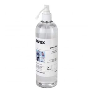 uvex Brillen Reinigungsflüssigkeit 500 ml inkl. Sprüher, für uvex Brillenreinigungsstation
