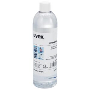 uvex Brillen Reinigungsflüssigkeit 500 ml, für uvex Brillenreinigungsstation, ohne Pumpe