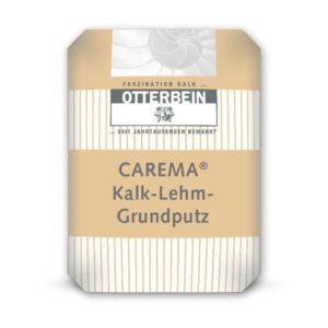 CAREMA Kalk-Lehm-Grundputz 25 kg, Unterputz, Putz, Kalkgrundputz, Lehmputz zementfrei
