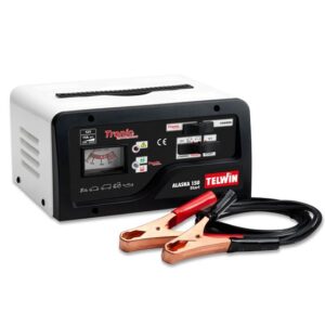 Telwin Elements ALASKA 150 START Autobatterie Ladegerät und Startgerät für 12V Batterien, Ladestrom bis zu 15 A, Startstrom 50 - 100 A, Kapazität bis zu 200 Ah