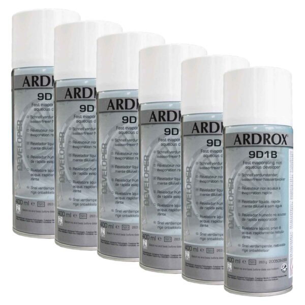 ARDROX Eindringprüfsystem Entwickler Ax 9D1B Nassentwickler 400ml, Entwickler, Rissprüfung – Bild 2
