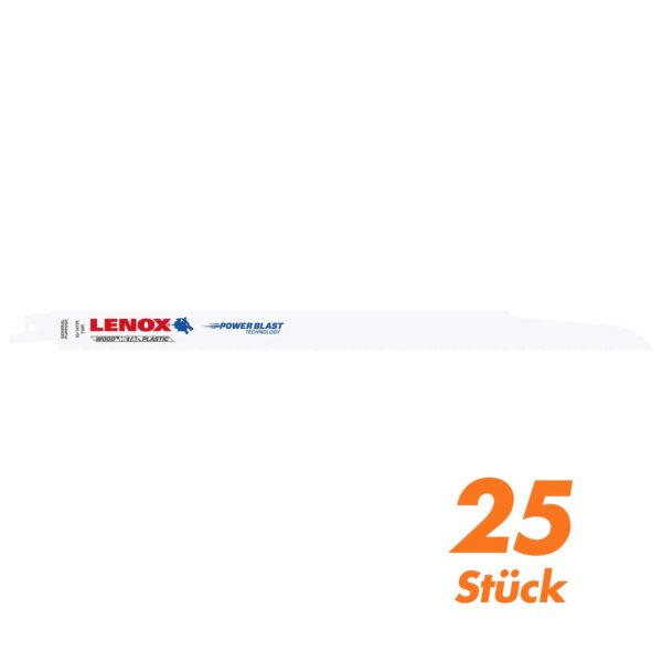 Lenox Säbelsägeblatt BI-Metall Standard - 25 Stück - für Universalanwendungen wie Holz, Kunststoff, Metall – Bild 2