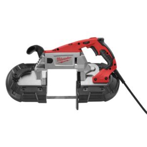 Milwaukee Elektro-Bandsäge BS 125 Gehrungssäge, Dekupiersäge, Werkzeugloser Sägeblattwechsel - 1100W