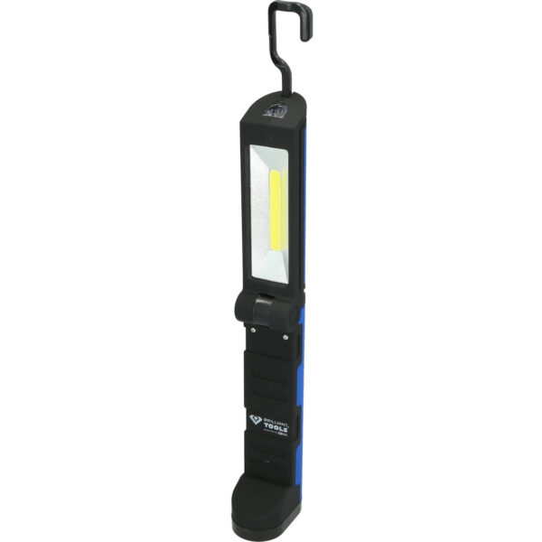 Brilliant Tools Handlampe BT131900 Arbeitsleuchte, Werkstattlampe, Stablampe, Drehbarer Haken - Magnet, knickbar – Bild 2