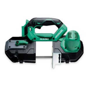 HiKOKI Akku-Bandsäge CB18DBLW4Z 18 V maximale Schnittkapazität 83 mm inkl. Montageschlüssel, Bandsägeblatt (18 Zähne per Inch)