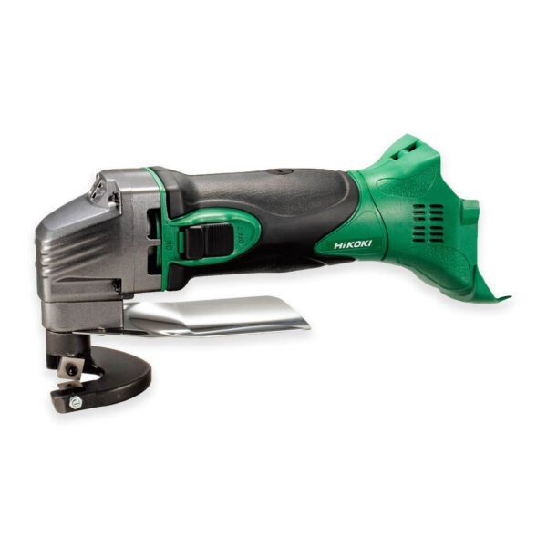 HiKOKI Akku-Blechschere CE18DSLW4Z 18 V hohe Schnittleistung von 1,2 mm (600N/mm²) inkl. Sechskant-Schlüssel, Einstelllehre – Bild 2