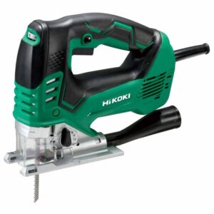 Hikoki Stichsäge mit Bügelgriff CJ160V Pendelhub Stichsäge, 45° Schnitte, 5-stufige Hubzahlregelung – 800W
