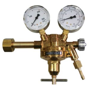 HERCULES Druckminderer Argon/Co2 Druckregler MIG MAG WIG Schutzgas Schweißen - Gas-Druckminderer einstufig 200 bar 0-30 L/min