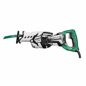 Hikoki Tigersäge CR13VBY Elektro Säbelsäge, Reciprosäge, Fuchsschwanz, werkzeugloser Sägeblattwechsel, 1150 Watt