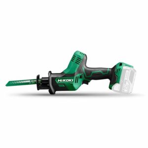 Hikoki Akku-Tigersäge CR18DAW2Z, Säbelsäge, Reciprosäge, Fuchsschwanz, Stichsägeblätter, 18 Volt