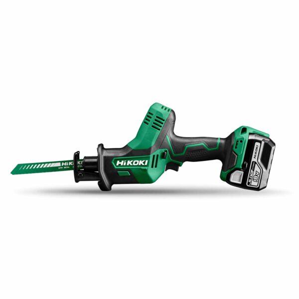 Hikoki Akku-Tigersäge CR18DAWPZ, Säbelsäge, Reciprosäge, Fuchsschwanz, Stichsägeblätter, 18 Volt – Bild 2