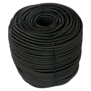 Gummispannseil, Expanderseil, Spannseil für Ladungssicherungsnetz - 25m Rolle, Ø 6mm