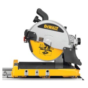 DeWALT Fliesensäge D24000 inkl. Trennscheibe, ausziehbarer Untertisch, Kühlwasserauffangwanne, PRCD-Schutzschalter, Montageschlüssel