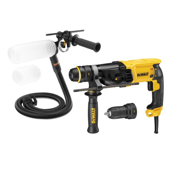 DeWALT Kombihammer D25134K + Universal-Staubabsaugung DWH201D 800 W - 2,8 Joule - für BG Bau – Bild 2
