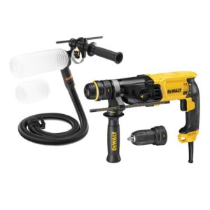 DeWALT Kombihammer D25134K + Universal-Staubabsaugung DWH201D 800 W - 2,8 Joule - für BG Bau