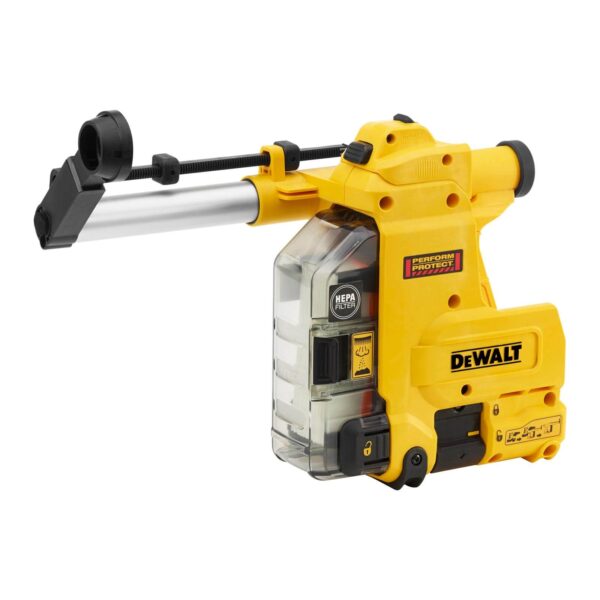 DeWALT Absaugsystem für Akku-/Elektro-Hämmer D25304DH-XJ - werkzeuglose Befestigung der Staubabsaugung an der Maschine – Bild 2
