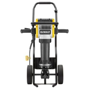 DeWALT Abbruchhammer D25981K-QS 28 mm sechskant, 2100 W, 62 J inkl. Spitzmeißel + Transportkarre D259811 mit Sicherheitsbügel für Abbruchhammer