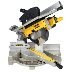 DeWALT Paneel- und Tischkreissäge D27111-QS 1500 Watt, Profi Kombi-Säge mit Tisch-, Kapp- und Gehrungsfunktion - Set inklusive Sägeblatt, Parallelanschlag, Schutzhaube und Schiebestock