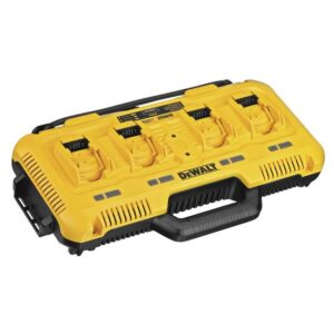 DeWalt Akku-Vierfach-Schnelladegerät DCB104-QW - vier Akkus schnell laden, Ladestation, DeWALT XR Akku