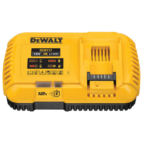 DeWALT System-Schnellladegerät DCB117-QW, Luftkühler - Ladegerät - Akku-Ladegerät - 2-Stufen Ladeprozess – Bild 2