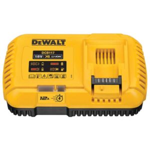 DeWALT System-Schnellladegerät DCB117-QW, Luftkühler - Ladegerät - Akku-Ladegerät - 2-Stufen Ladeprozess