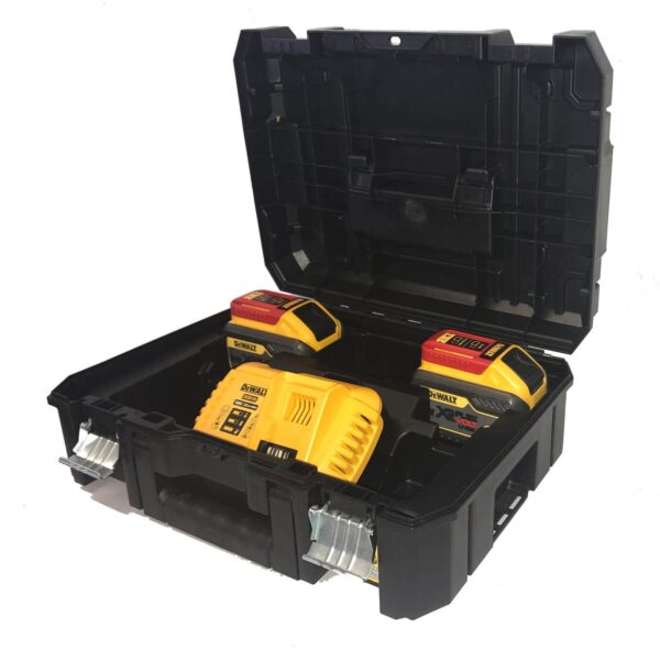 DeWALT Akku Starter-Set DCB118X2T-QW 54 Volt, 162 Wh - Set inkl. 2 x FLEXVOLT-Akkus 162 Wh + System-Schnellladegerät + T STAK-Box II – Bild 2