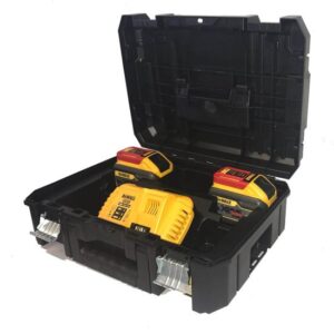 DeWALT Akku Starter-Set DCB118X2T-QW 54 Volt, 162 Wh - Set inkl. 2 x FLEXVOLT-Akkus 162 Wh + System-Schnellladegerät + T STAK-Box II