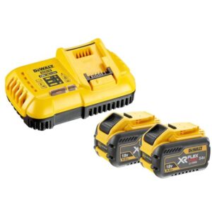DeWALT Akku Starter-Set DCB118X2-QW - 2x FlexVolt XR Akkus DCB547 54,0 Volt 9,0 Ah und Ladegerät DCB547
