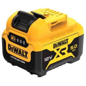DeWalt Ersatz-Akku DCB126-XJ 10,8 bzw. 12V, max. 5Ah - Super kompakter Akku, Robust und Bruchsicher
