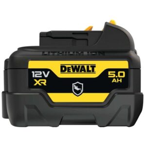 DeWALT Akku DCB126G-XJ 12V 5Ah, Li-Ion, Ersatzakku, Wechselakku 10,8 und 12 Volt, Kapazitätsanzeige