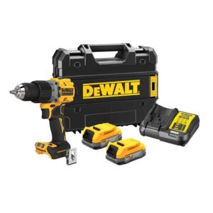 DeWALT Akku-Schlagbohrschrauber DCD805E2T, Leistungsstarker 2-Gang Akkuschrauber, Bohrmaschine, 18V 1,7Ah