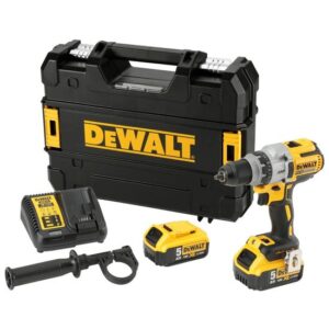 DeWALT - Akku-Bohrschrauber DCD991P2-QW, bürstenlose Bohrmaschine im Set inklusive Li-Ion XR Akkus, Ladegerät und T-STAK Box 18 V 5 Ah