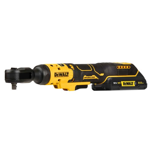 DeWALT Akku-Ratsche DCF513D1G-QW XR 18V 2Ah, 3/8", bürstenlos, Ratschenschlüssel, Knarrenschlüssel, inkl. 1x G-Akku – Bild 2
