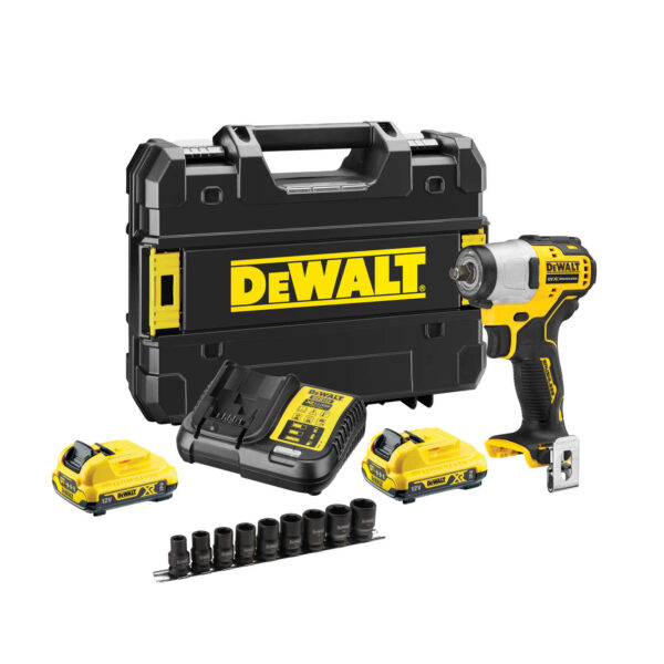 DeWALT Akku-Schlagschrauber DCF902D2K 12 V, bürstenloser Motor, starkes Drehmoment inkl. 2 Akkus, Schnellladegerät + Zubehör – Bild 2