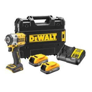 DeWALT Akku-Schlagschrauber DCF921E2T-QW XR, Akkuschrauber, 610 Nm, 1/2", inkl 2 Powerstack Pouchakku, 18V 1,7Ah
