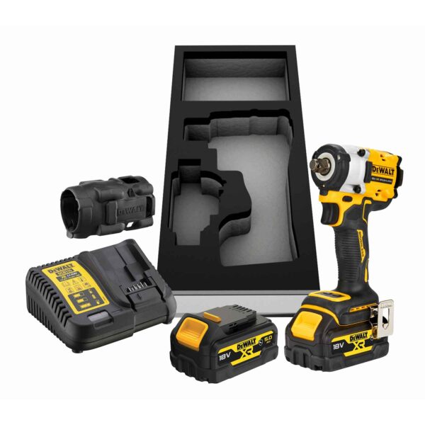 DeWALT Akku-Schlagschrauber DCF921P2G-QW XR, Akkuschrauber, 610 Nm, 1/2 Zoll Aufnahme, inkl. 2x G-Akku, 18V 5Ah – Bild 2
