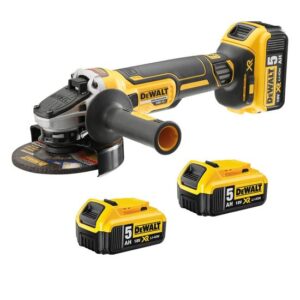 DeWALT Akku-Winkelschleifer DCG405P3-QW Trennschleifer, Schleifmaschine, inkl. Akkus und Zubehör - 18 V