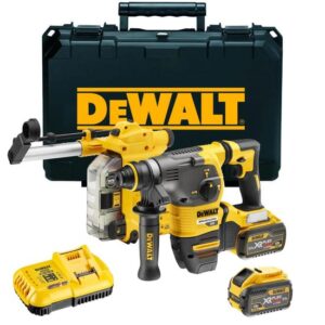 DeWALT Akku-Kombihammer SDS-plus DCH335X2 Flexvolt 54 Volt / 9 Ah / 162 Wh, 30mm (bürstenlos), 3,5 Joule, UTC, Staubabsaugung D25304DH-XJ