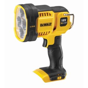 DeWALT Akku-Strahler LED DCL043-XJ 18V - Baustrahler, Arbeits-Lampe mit Leuchtstärke 1000 Lumen, Leuchtweite 400m