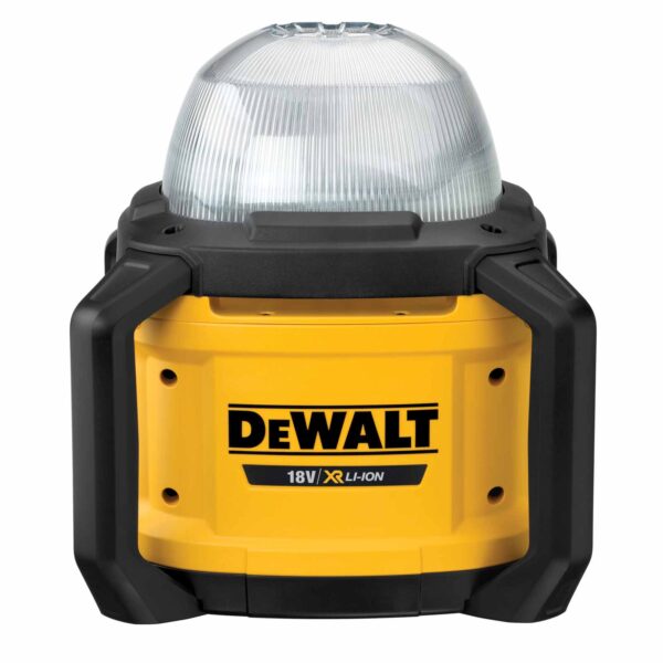Dewalt Akku-Baustellenstrahler DCL074-XJ 18 V - Dreistufige Lichtstärkeneinstellung mit 1.500, 3.200 und 5.000 Lumen – Bild 2