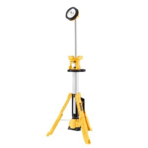 DeWALT Akku LED-Baustellenstrahler, Baustrahler DCL079-XJ 18V LED-Lampe + Stativ