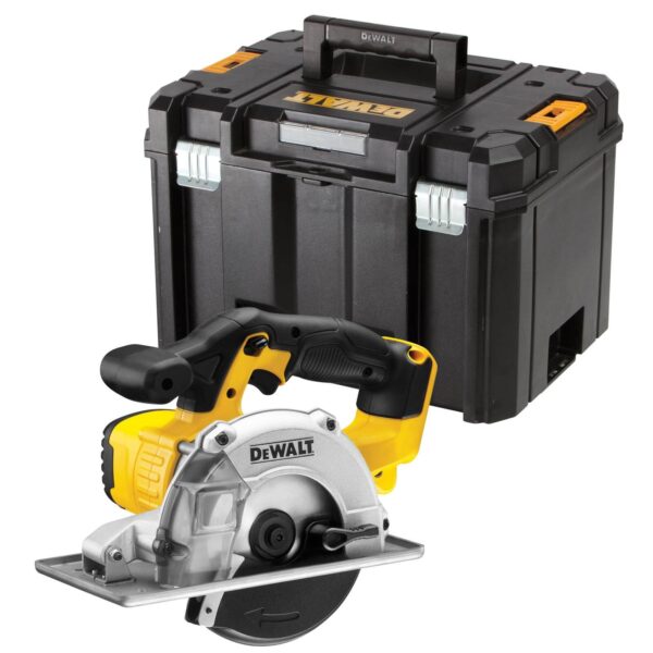DeWALT Akku-Metallhandkreissäge DCS373NT-XJ 18V inkl. 140mm HM-Sägeblatt + Montageschlüssel + T STAK-Box VI – Bild 2