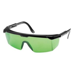 DeWALT Lasersichtbrille DE0714G-XJ grün, Lichtschutzbrille mit verstellbaren Bügeln - für Arbeiten mit einem Laser mit grüner Diode