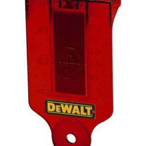 DeWALT Laser-Zielkarte DE0730-XJ rot - Zubehör für Laser mit roter Diode
