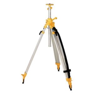 DeWALT Kurbel-Stativ Aluminium 5/8" Zoll DE0735-XJ - Arbeitshöhe bis 3 Meter - Zubehör für Laser und Messgeräte