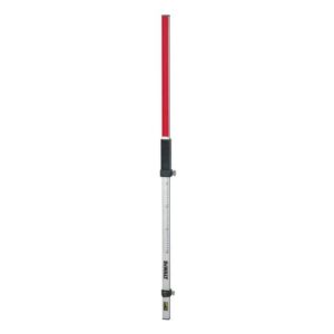 DeWALT Aluminium Messlatte DE0737-XJ mit integrierter Wasserwaage - Für Laser-Empfänger DE0772, Länge 2,40m