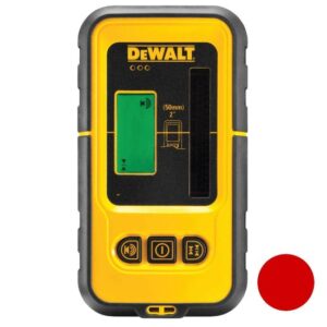 DeWALT Empfänger DE0892-XJ für rote Linien-Laser, kompatibel mit DW088 + DW089 - Reichweite 50 Meter