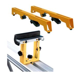 DeWALT Werkstückauflage DE7024-XJ 2 Stück inkl. Montageset DE7025-XJ für Untergestell DE7023