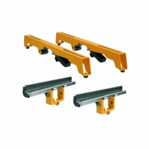 DeWALT Werkstückauflage DE7029-XJ 2 Stück Set inkl. Montageset DE7030-XJ Zubehör für Universal Untergestell DE7023